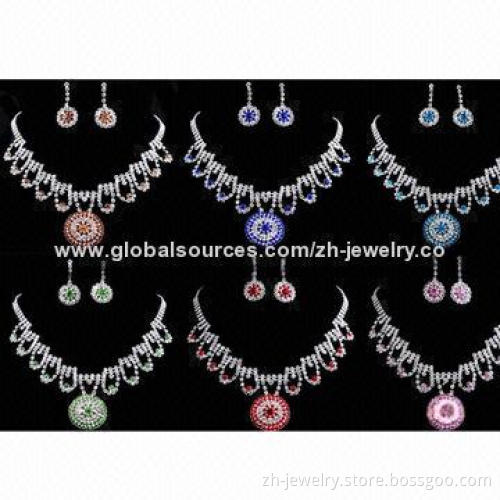 Euro-American Fashion Necklace Sets, Can Match Earrings, Necklace and Rings